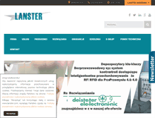 Tablet Screenshot of lanster.com